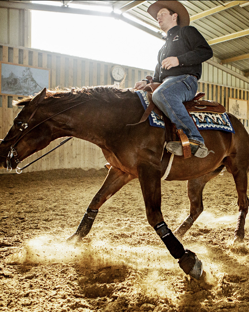 Jean-François Robert - Reining, des cowboys en Seine-et-Marne - 11